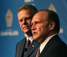 Tom LaSorda, Chrysler Vice Chairman and President, left, and Bob Nardelli.